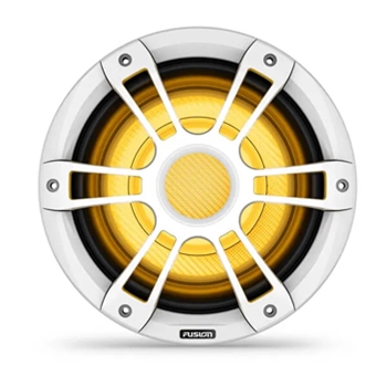 Fusion 10” Signature 3i 600W Subwoofer - Sport White with LED Lighting