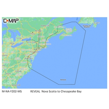 C-MAP Reveal NA-Y202 Nova Scotia to Chesapeake