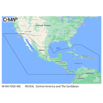 C-MAP Reveal NA-Y205 Central America and Caribbean