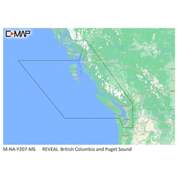 C-MAP Reveal NA-Y207 British Columbia and Puget Sound