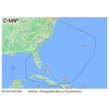 C-MAP Reveal NA-Y203 Chesapeake to Bahamas