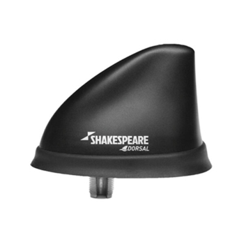 Shakespeare Black Low Profile Dorsal VHF Antenna