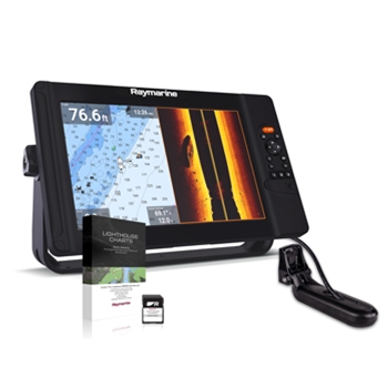 Raymarine Element 12HV with Lighthouse North America Charts and HV100+ Transducer
