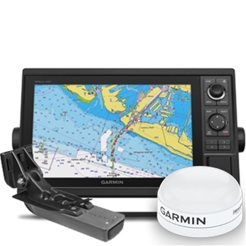 Garmin GPSMAP 1242xsv GN+ with Transducer and GXM54 Weather Bundle