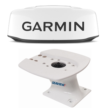 Garmin GMR 24 xHD3 Dome Radar with Seaview Mount Bundle