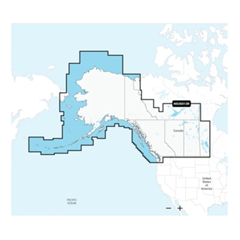 Garmin Navionics+ NSUS013R Canada West & Alaska
