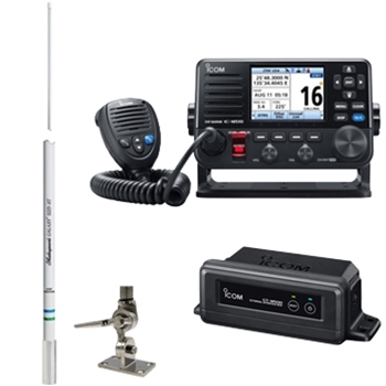 Icom M510 VHF Radio with CTM500 and Antenna Bundle