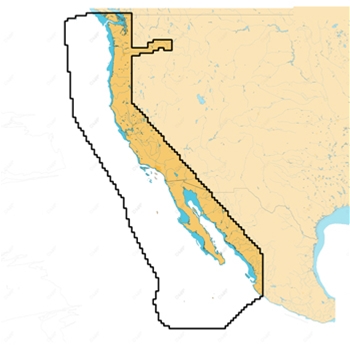 C-Map Reveal X NA-T206 US West Coast and Baja