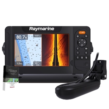 Raymarine Element 7HV with Lighthouse North America Charts and HV100 Transducer
