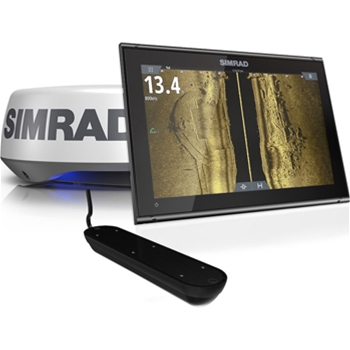 Simrad GO12 XSE with Discover Charts, Active Imaging Transducer and Halo20+ Radar