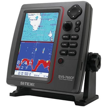 Si-Tex SVS-760CF Chartplotter / Fishfinder with External GPS Antenna