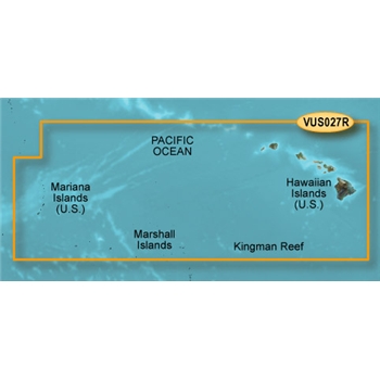 Garmin Bluechart G3 Vision Hawaiian Islands Chart - VUS027R