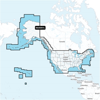Garmin Navionics+ NSUS001L U.S. and Coastal Canada