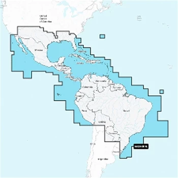 Navionics Plus NASA004L Mexico Caribbean to Brazil