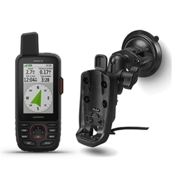 Garmin GPSMAP 66i GPS with Powered Mount Bundle