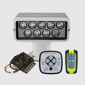 ACR RCL-100 LED Search Light White with URP-103, URC-104 and URH-103