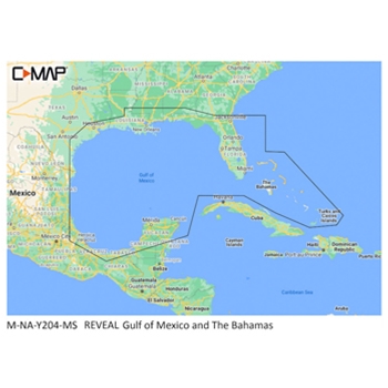 C-MAP Reveal NA-Y204 Gulf of Mexico and Bahamas