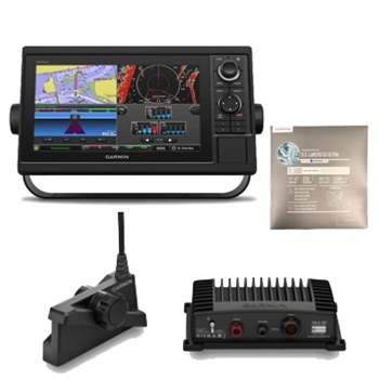 Garmin GPSMAP 1022 with LiveScope PLUS and LakeVu Ultra Bundle