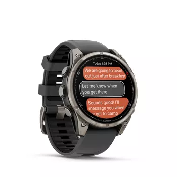 Garmin Fenix 8 PRO 47mm Sapphire Titanium with Graphite/Black Band
