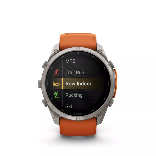 Garmin Fenix 9 Pro 47mm Titanium with Autumn Orange/Spark Orange Band