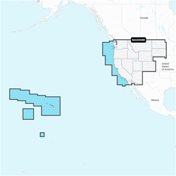Garmin Navionics+ NSUS008R US West