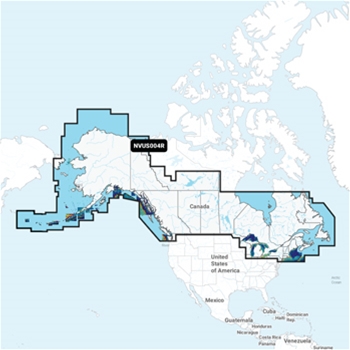 Garmin Navionics Vision+ NVUS004R Canada & Alaska