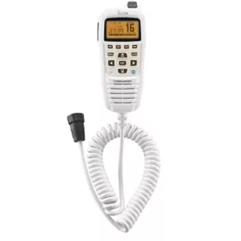 Icom HM 195 CommandMic IV White with Amber Display 