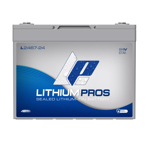 Lithium Pros L2467-24 24V 67Ah BlueTooth Lithium Ion Trolling Battery