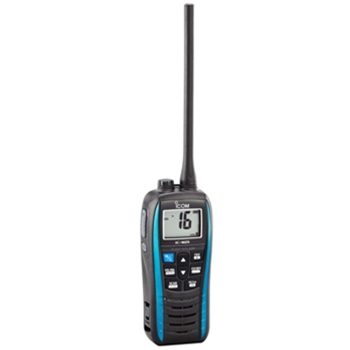 Icom M25 Floating 5W Handheld VHF Radio Blue 