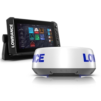 Lowrance Elite FS9 with HDI Transducer and HALO20 Radar Bundle