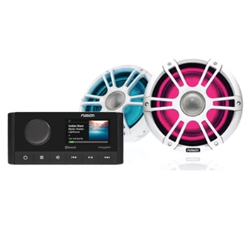 Fusion MS-RA210 and Signature LED Speaker Bundle   