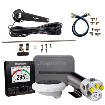 Raymarine Evolution EV150 Autopilot with Rudder Reference and Hose Kit Bundle