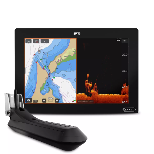 Raymarine Axiom 2 9" Chartplotter Fishfinder with RV100 Transducer and Lighthouse North America Charts
