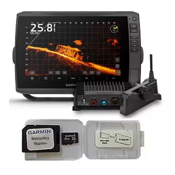 Garmin ECHOMAP Ultra 2 106sv 10” LiveScope Plus and Navionics Vision+ Bundle