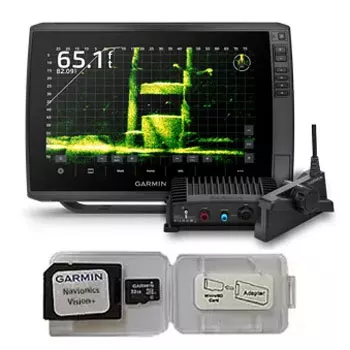 Garmin ECHOMAP Ultra 2 126sv 12” LiveScope Plus and Navionics Vision+ Bundle