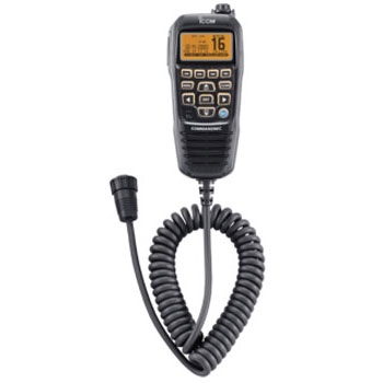 Icom HM 195 CommandMic IV with Amber Display 