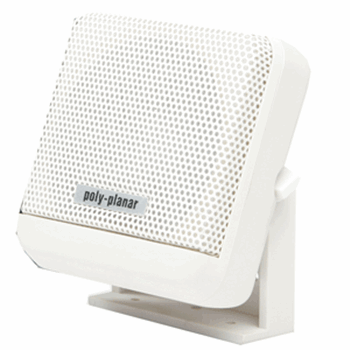 Poly-Planar MB-41 4" White Waterproof VHF Speaker