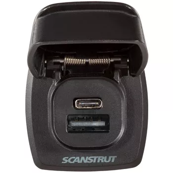 ScanStrut Flip Pro Plus-Fast Charge USB-A and USB-C Socket