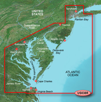 Garmin Bluechart G3 Vision NY-Chesapeake Chart - VUS038R