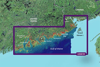 Garmin Bluechart G3 High Res Relief-Shading