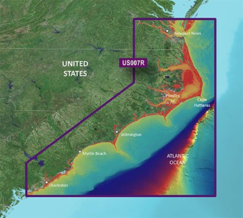 Garmin Bluechart G3 High Res Relief-Shading