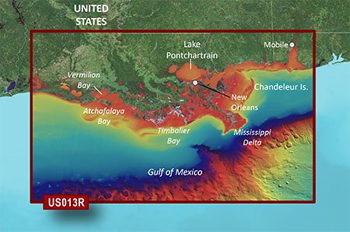 Garmin Bluechart G3 High Res Relief-Shading