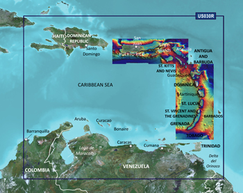 Garmin Bluechart G3 High Res Relief-Shading