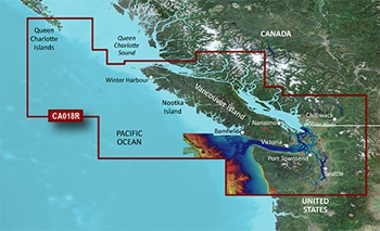 Garmin Bluechart G3 High Res Relief-Shading