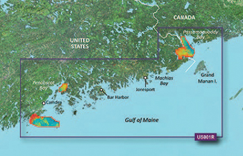 Garmin Bluechart G3 High Res Relief-Shading Garmin Bluechart G3 High Res Relief-Shading
