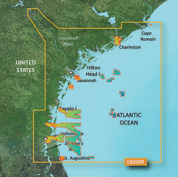 Garmin Bluechart G3 High Res Relief-Shading Garmin Bluechart G3 High Res Relief-Shading