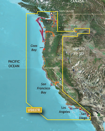 Garmin Bluechart G3 High Res Relief-Shading Garmin Bluechart G3 High Res Relief-Shading