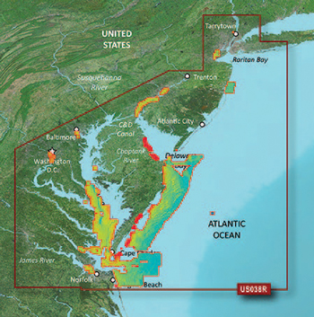 Garmin Bluechart G3 High Res Relief-Shading Garmin Bluechart G3 High Res Relief-Shading