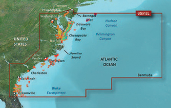 Garmin Bluechart G3 High Res Relief-Shading Garmin Bluechart G3 High Res Relief-Shading
