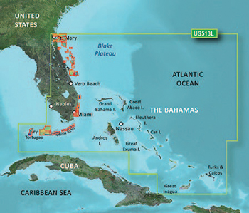 Garmin Bluechart G3 High Res Relief-Shading Garmin Bluechart G3 High Res Relief-Shading